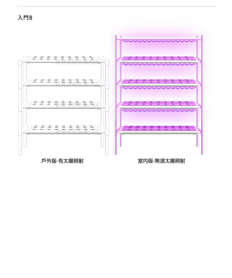 香港水管式水耕設備